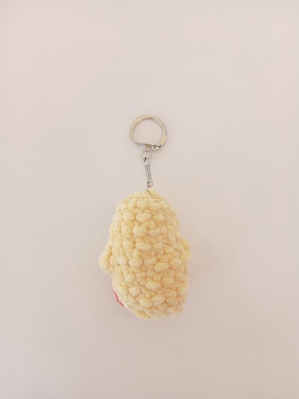 Handmade crochet duck stuffed keychain - Picture 5 of 5